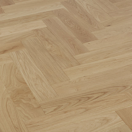 Visgraat | NATUREL | Meerlagen Eiken parket | 15mm | 600 x 125 | 3mm toplaag