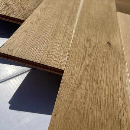 Visgraat | UNFINISHED | Meerlagen Eiken parket | 15mm | 600 x 125 | 3mm toplaag