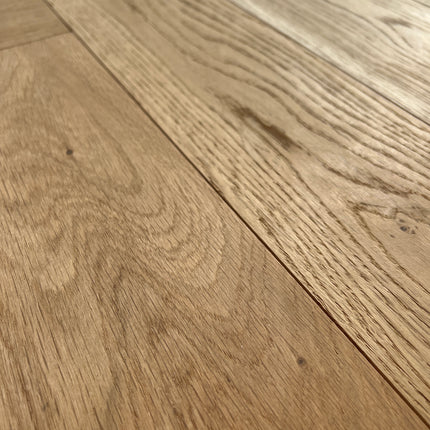 Visgraat | UNFINISHED | Meerlagen Eiken parket | 15mm | 600 x 125 | 3mm toplaag