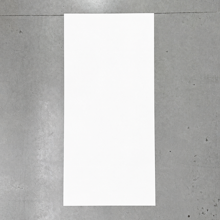 PVC wandpaneel matt effen wit – 2600 x 1220 x 3 mm