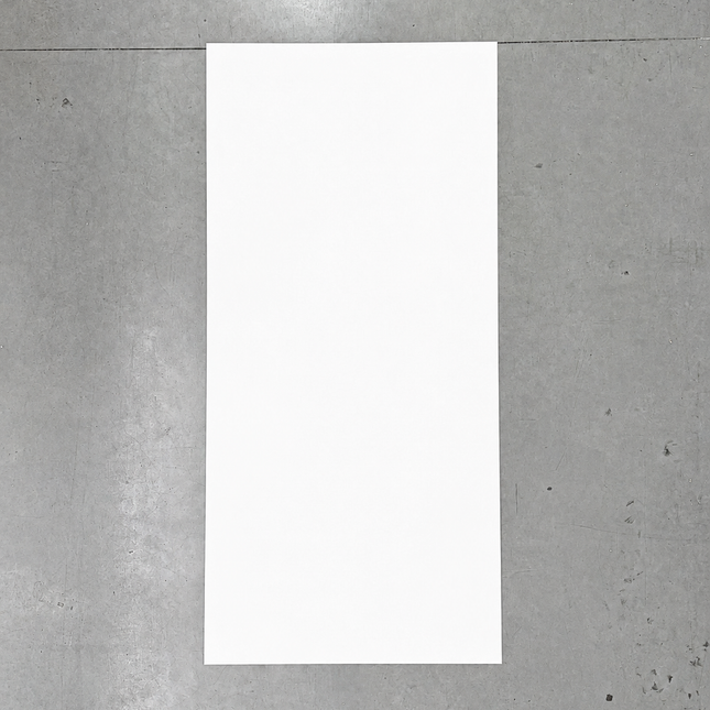 PVC wandpaneel matt effen wit – 2600 x 1220 x 3 mm