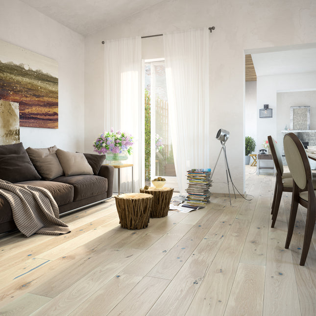Pays | LARRUN | Parquet multicouche en chêne | 14mm | 2200 x 180 mm | Couche supérieure de 3 mm
