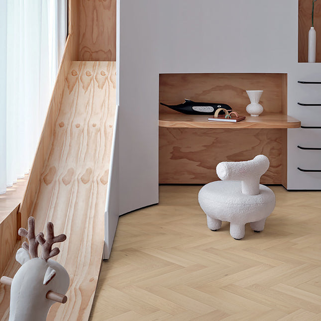 Chevrons | SANDOAK | Parquet multicouche en chêne | 15mm | 600x125 | Couche supérieure de 3 mm