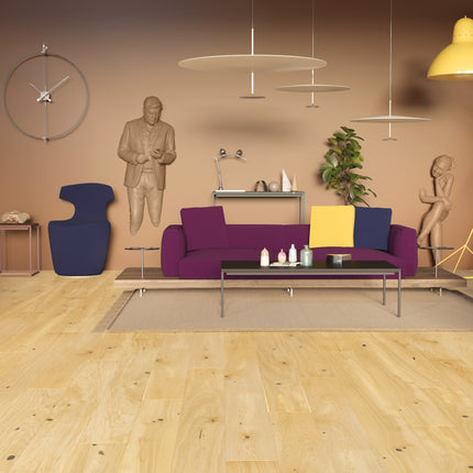 Pays | TANET | Parquet multicouche en chêne | 14 mm | 2200 x 180 mm | Couche supérieure de 3 mm